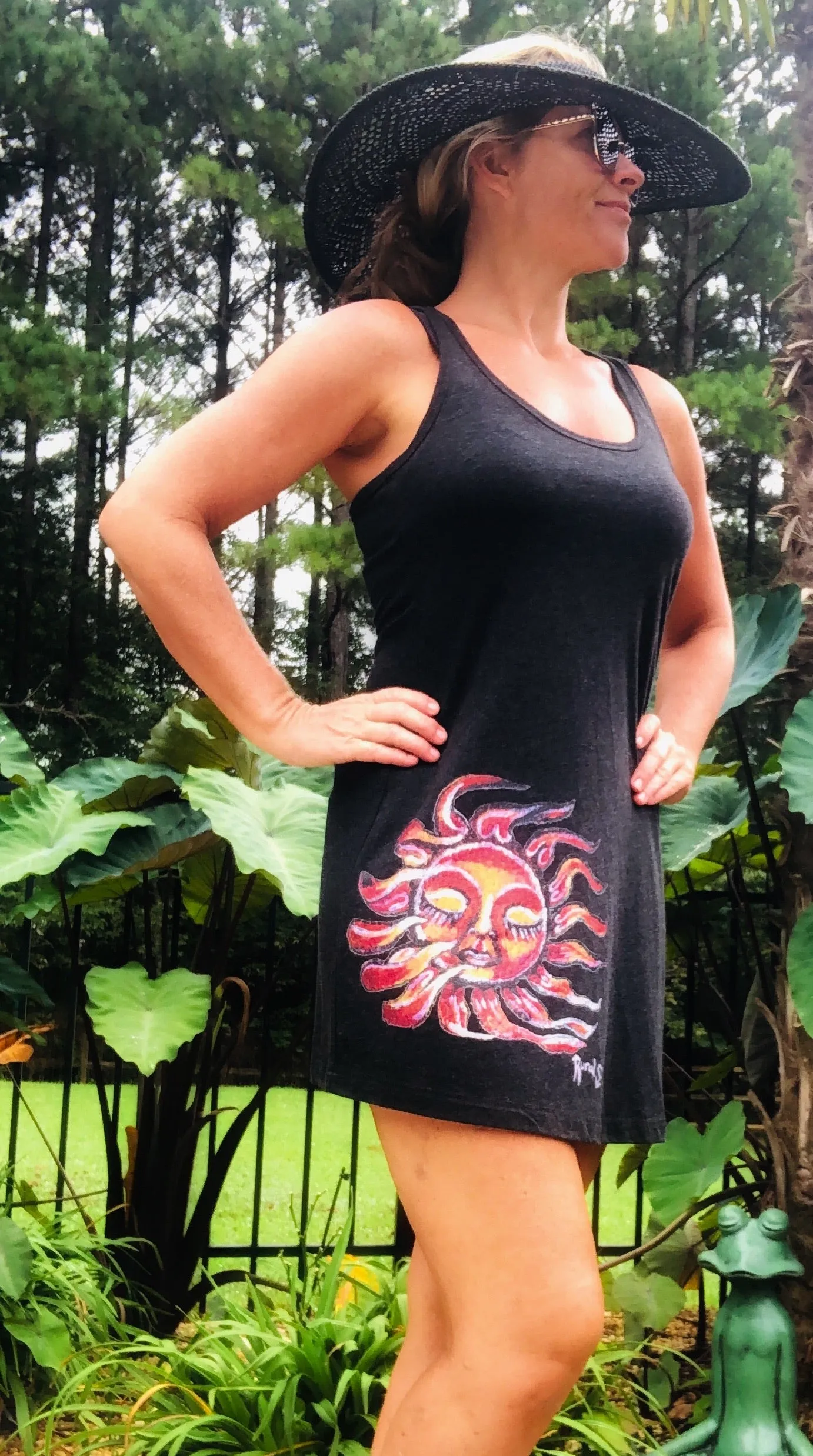 Spring Cleaning Sale- was $29.99 NOW $20.00! Rural Heart by Rene Earnhardt Racer Back Dress