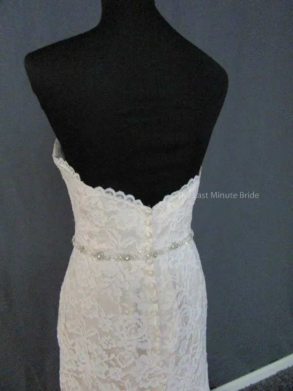 Stella York 6124 Ivory/Praline size 12