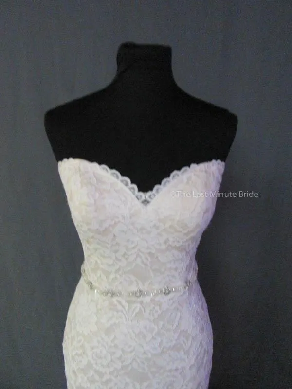 Stella York 6124 Ivory/Praline size 12