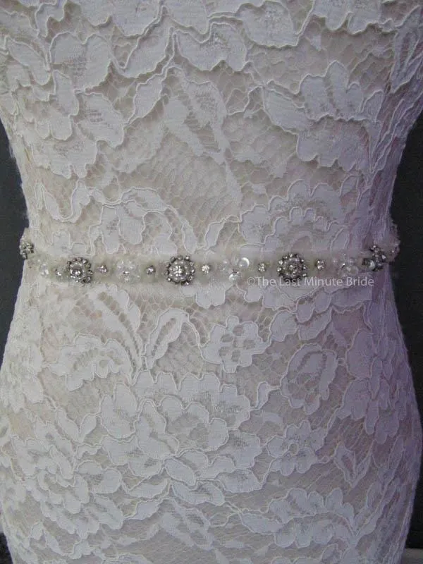 Stella York 6124 Ivory/Praline size 12