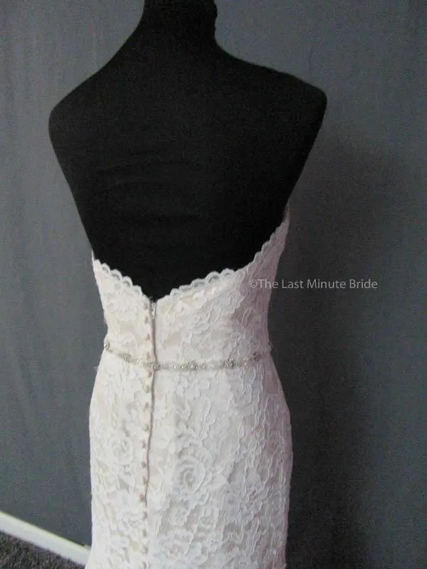 Stella York 6124 Ivory/Praline size 12