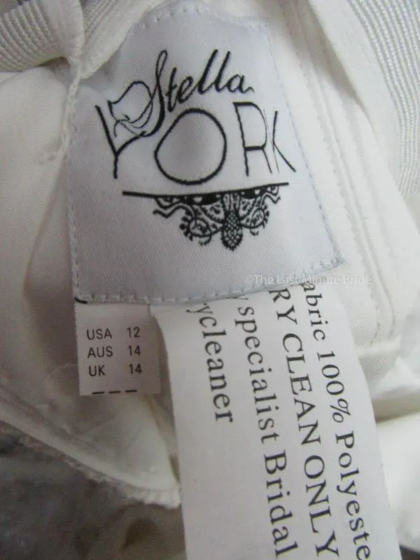 Stella York 6124 Ivory/Praline size 12