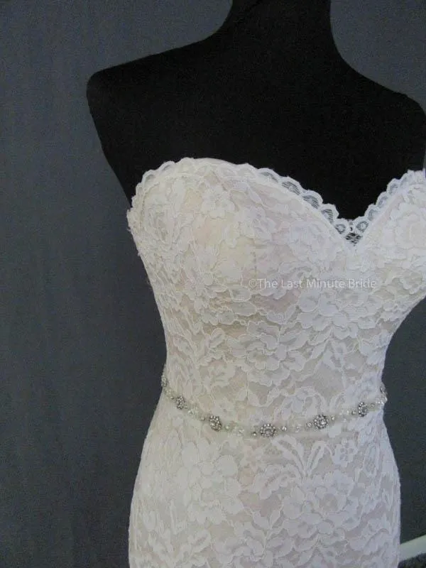 Stella York 6124 Ivory/Praline size 12