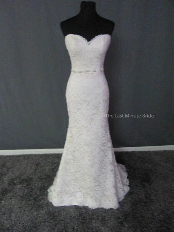 Stella York 6124 Ivory/Praline size 12