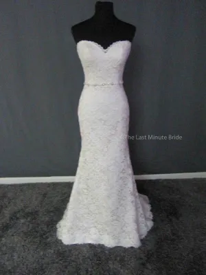 Stella York 6124 Ivory/Praline size 12