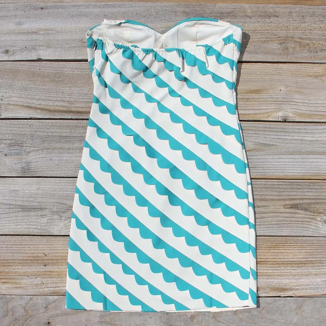 Strawberry Fields Dress in Teal