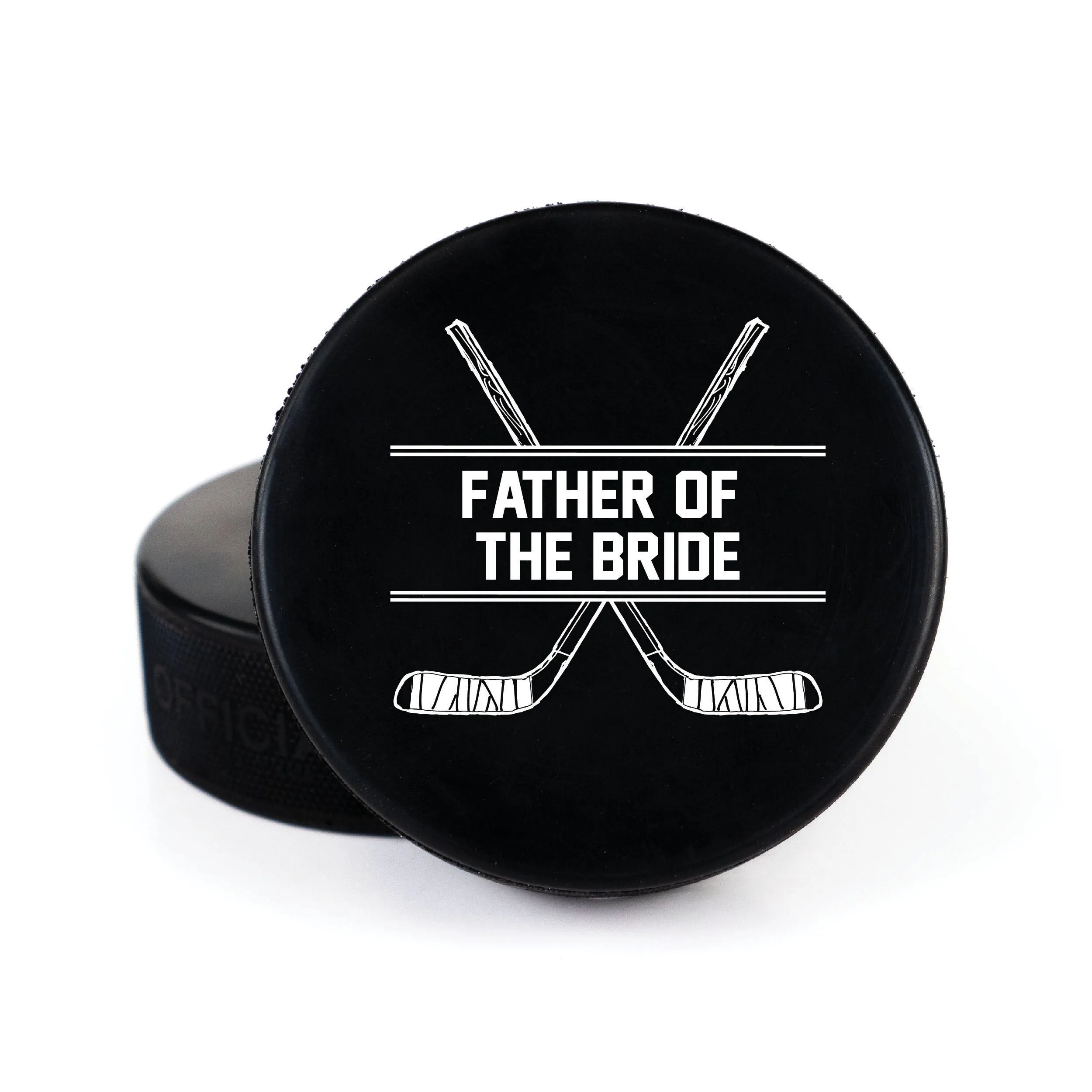 Suit Up Photo, Printed Hockey Puck