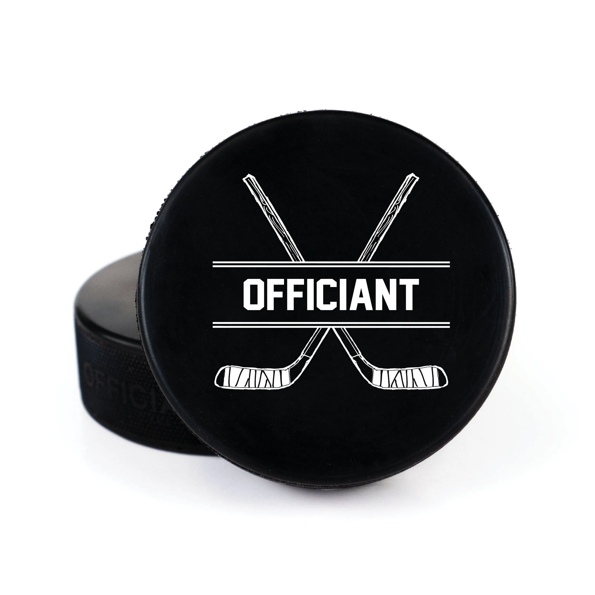 Suit Up Photo, Printed Hockey Puck
