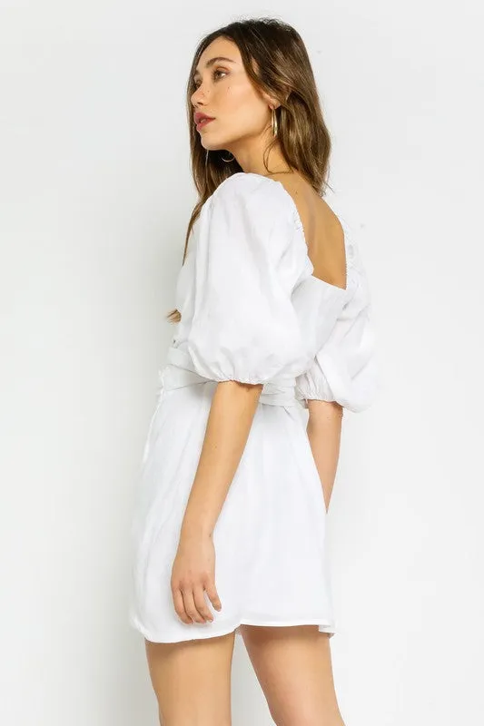 Sweetheart Wrap Dress