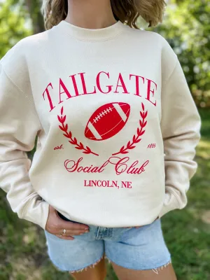 Tailgate Social Club Premium Crew - Cream