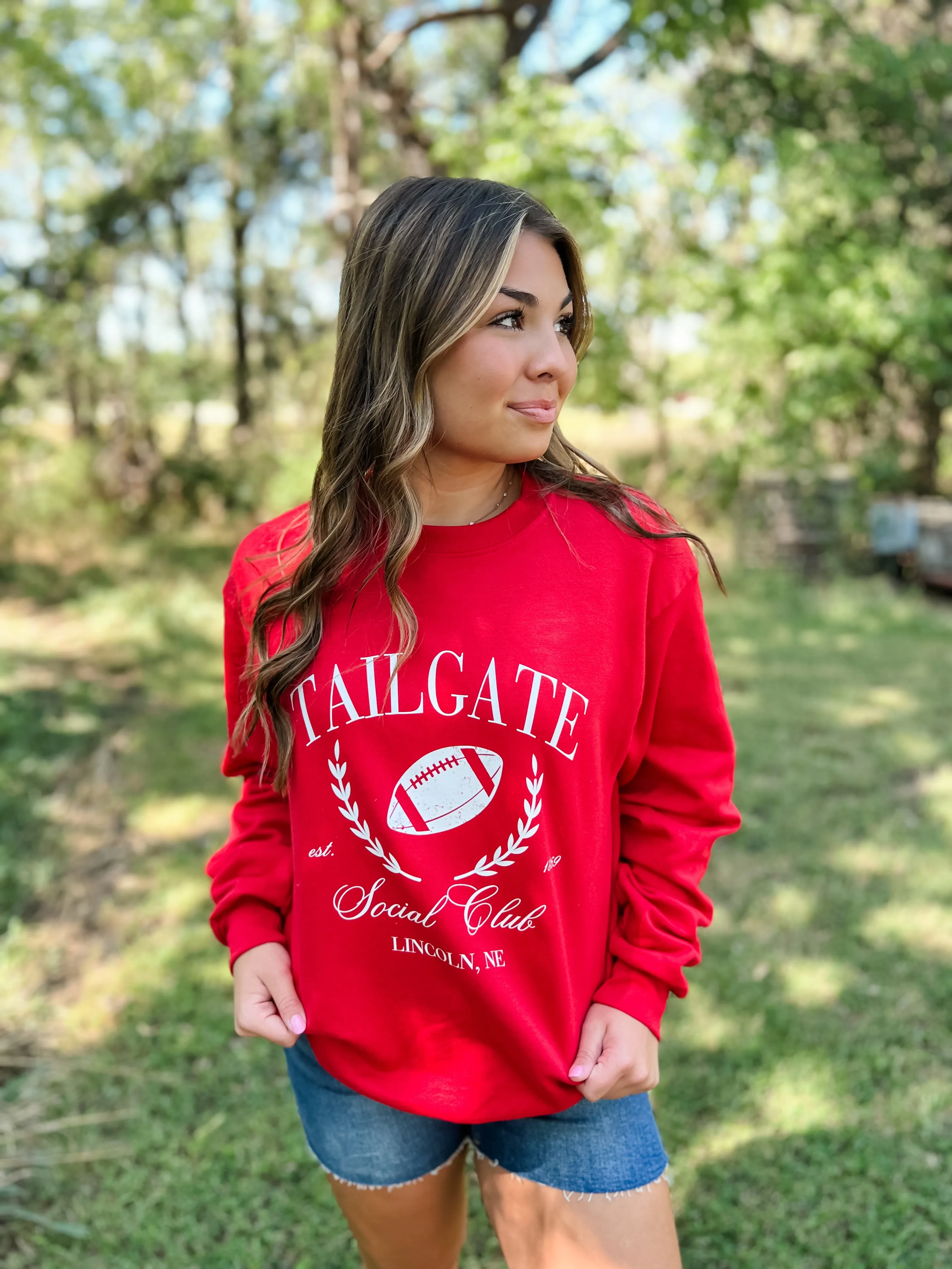 Tailgate Social Club Premium Crew - Red