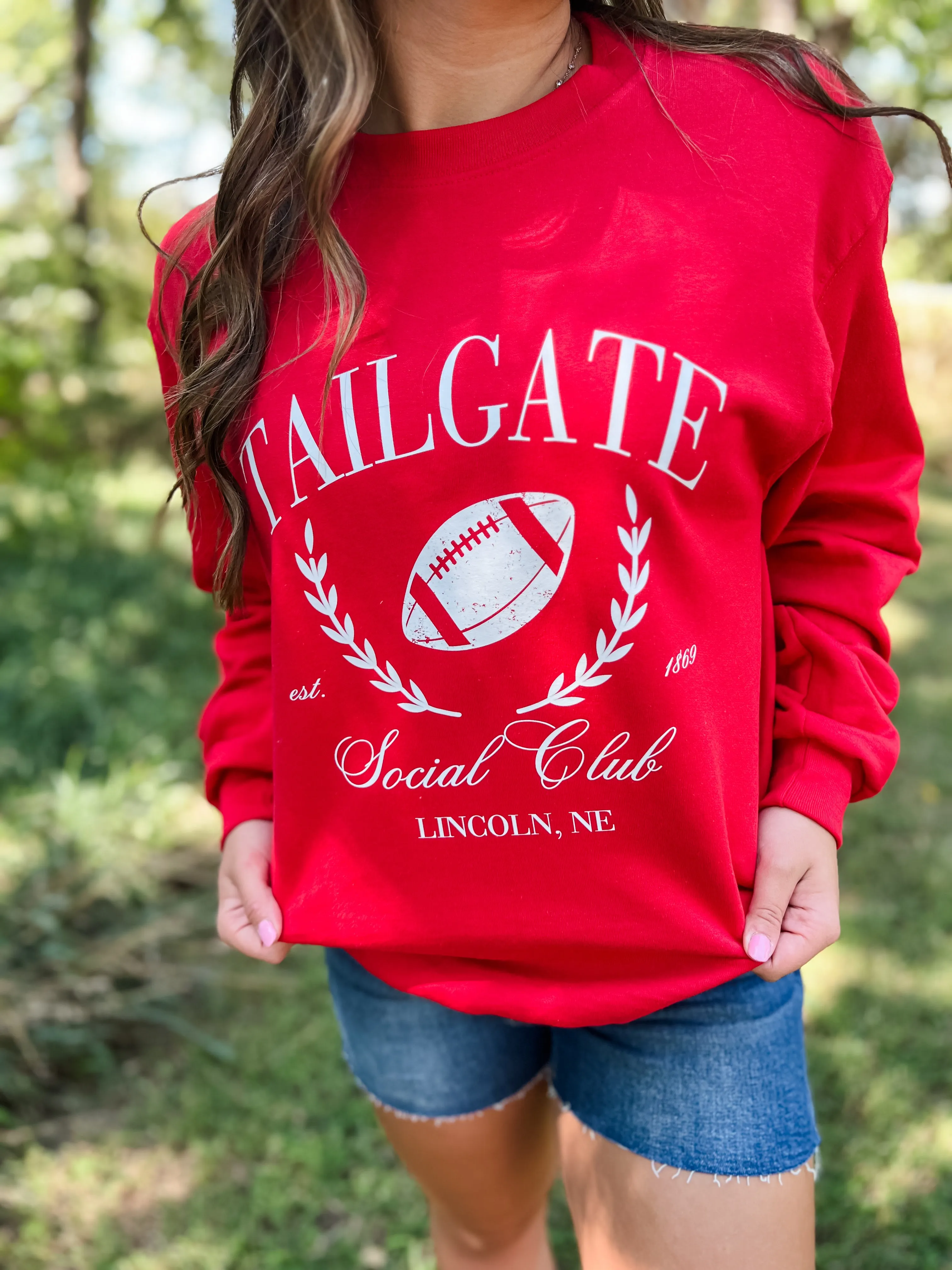 Tailgate Social Club Premium Crew - Red