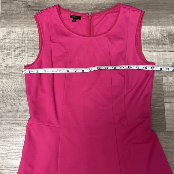 Talbots Pink Flare Midi Dress