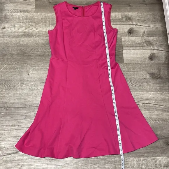 Talbots Pink Flare Midi Dress