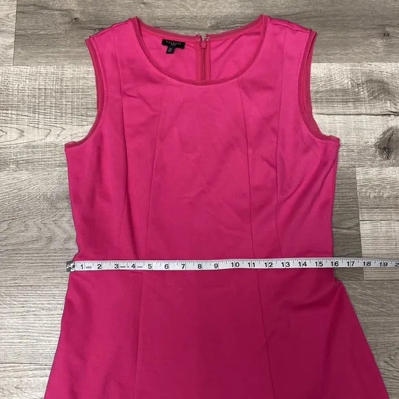 Talbots Pink Flare Midi Dress
