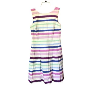 Talbots RSVP Sleeveless Striped Fit and Flare Dress New with Tags