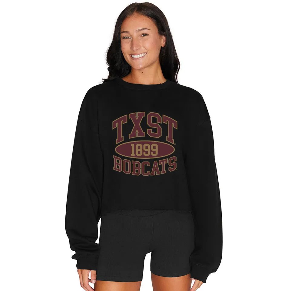 Texas State Black Crewneck