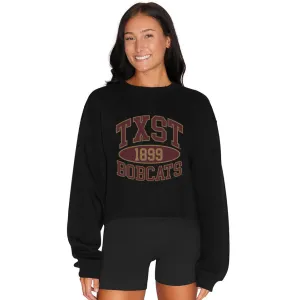 Texas State Black Crewneck