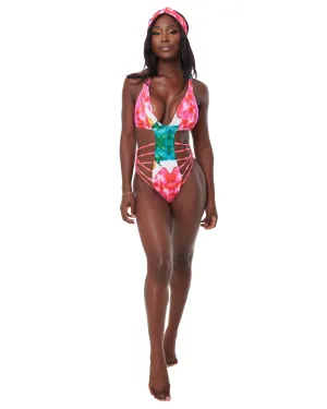 The Batik Floral Malaya Monokini