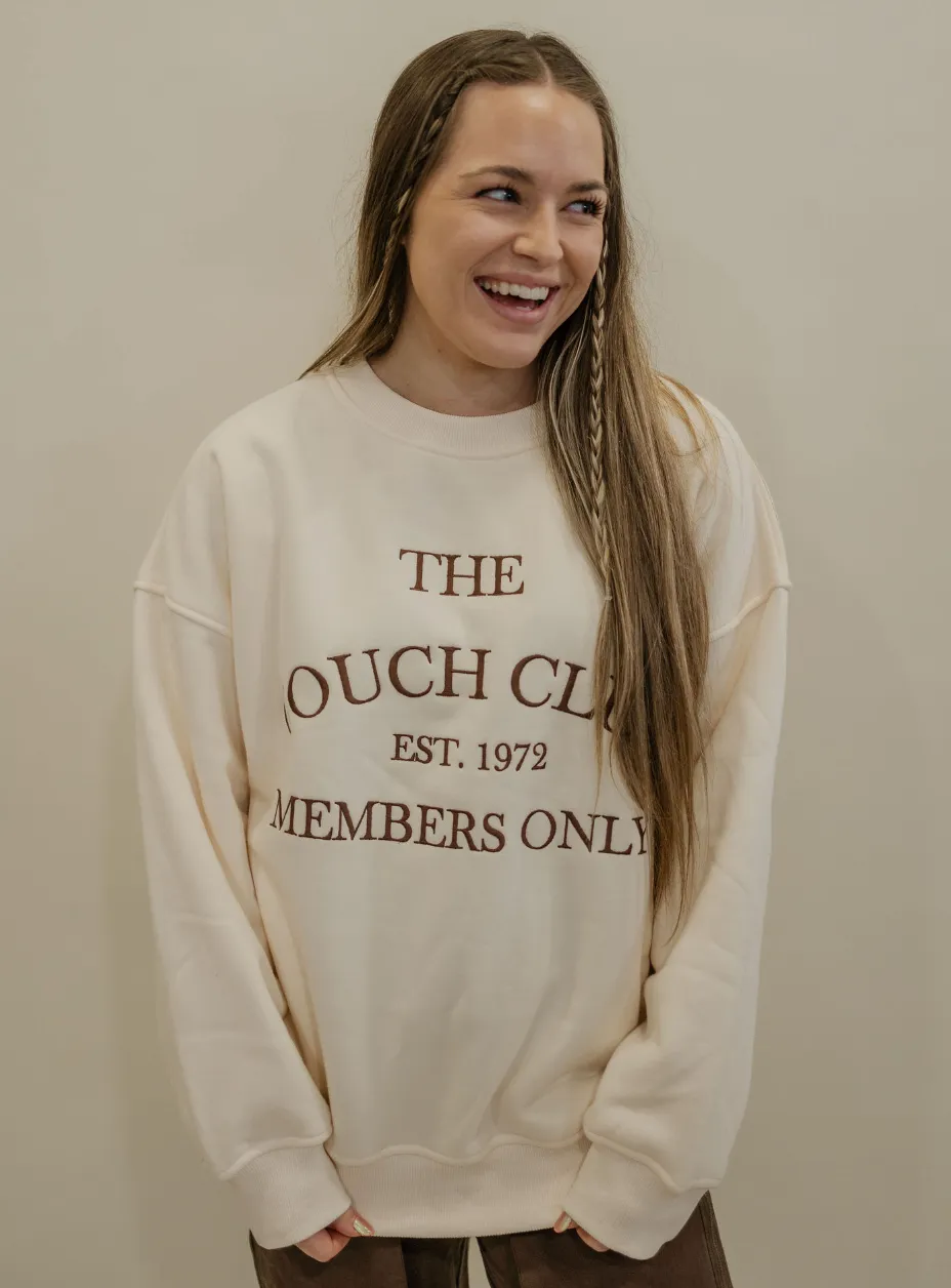 THE COUCH CLUB CREWNECK SWEATSHIRT BY IVY & CO