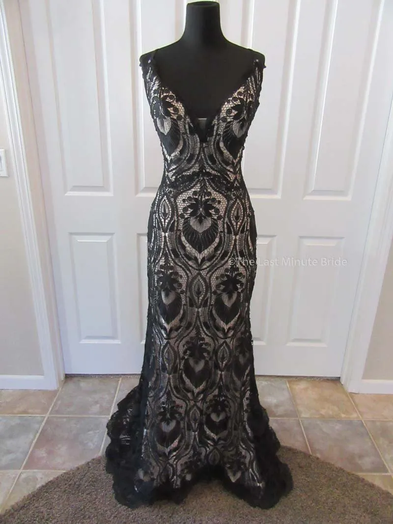 The Last Minute Bride Style Ambrosia (In Stock Sizes - Black/Nude)