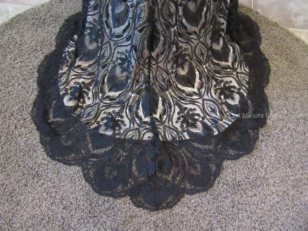 The Last Minute Bride Style Ambrosia (In Stock Sizes - Black/Nude)