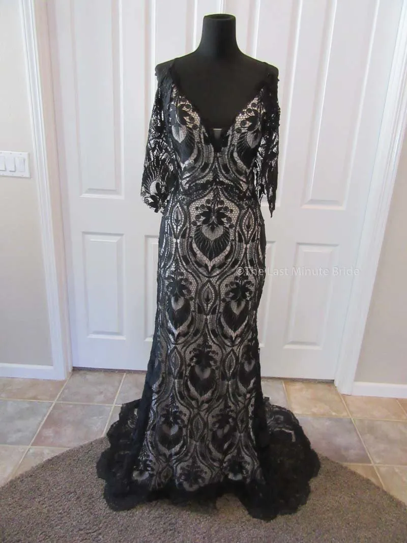 The Last Minute Bride Style Ambrosia (In Stock Sizes - Black/Nude)