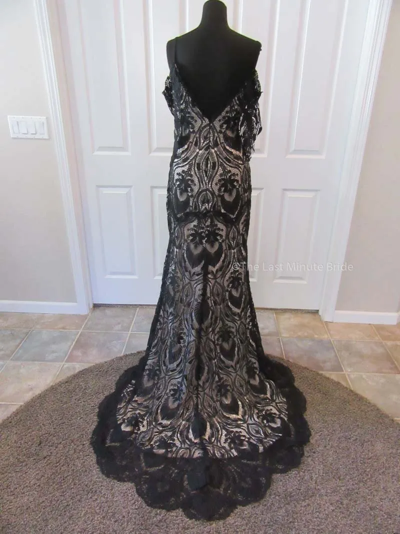 The Last Minute Bride Style Ambrosia (In Stock Sizes - Black/Nude)