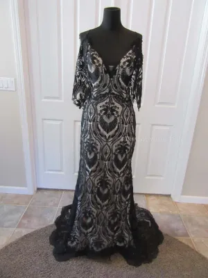 The Last Minute Bride Style Ambrosia (In Stock Sizes - Black/Nude)