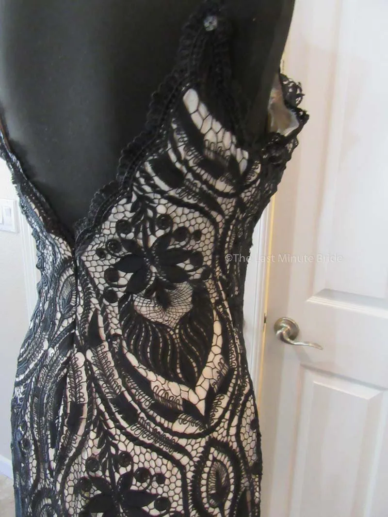 The Last Minute Bride Style Ambrosia (In Stock Sizes - Black/Nude)