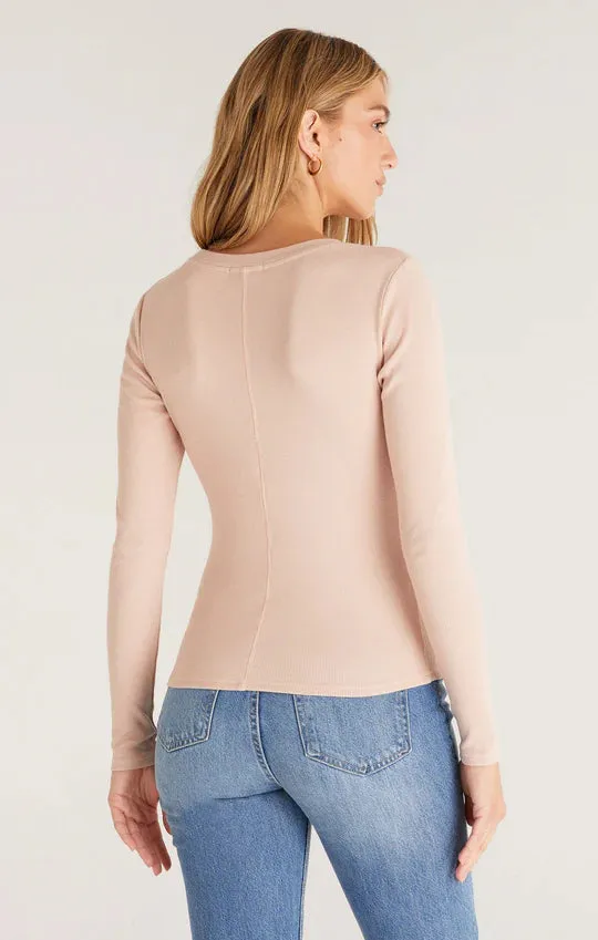 The Sirena Rib Long Sleeve Tee
