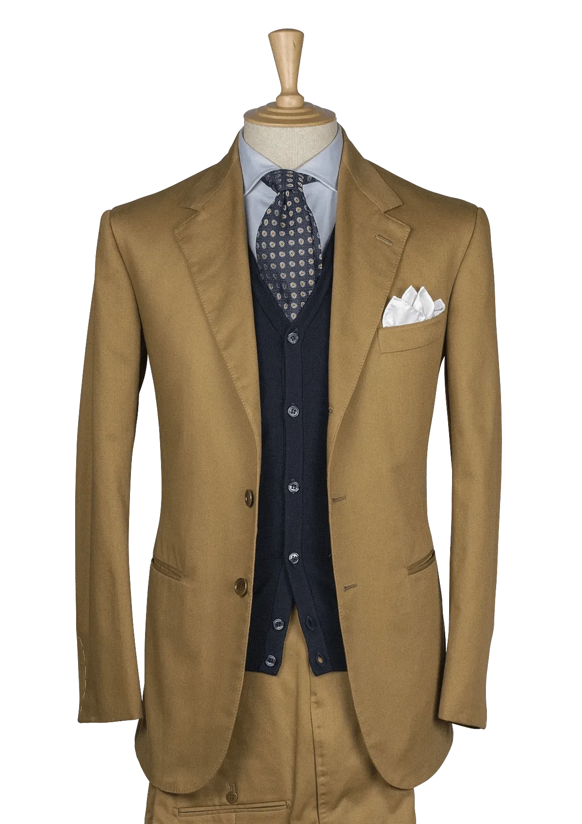Tobacco Cotton Suit