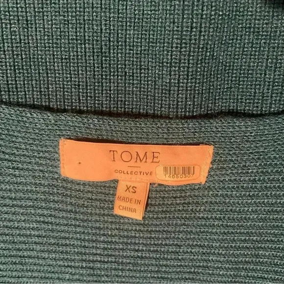 Tome Collective Sweater Maxi dress faux wrap