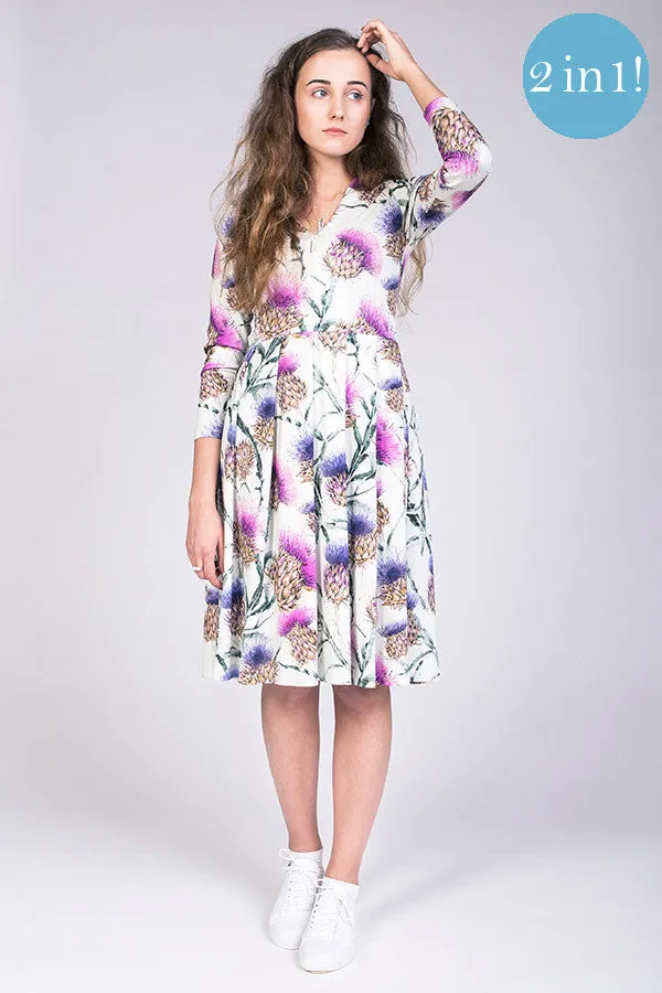 Tuuli V-neck Jersey Dress & Bodysuit Sewing Pattern --- Named Clothing