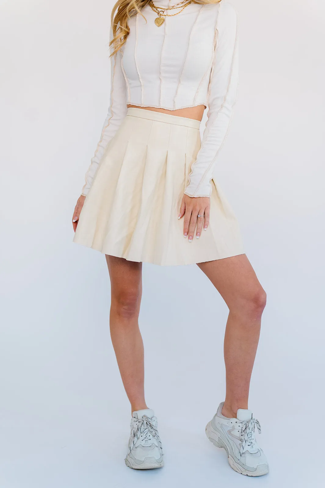 Uptown Girl Pleated Skirt