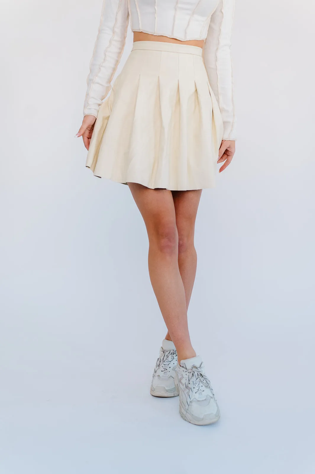 Uptown Girl Pleated Skirt