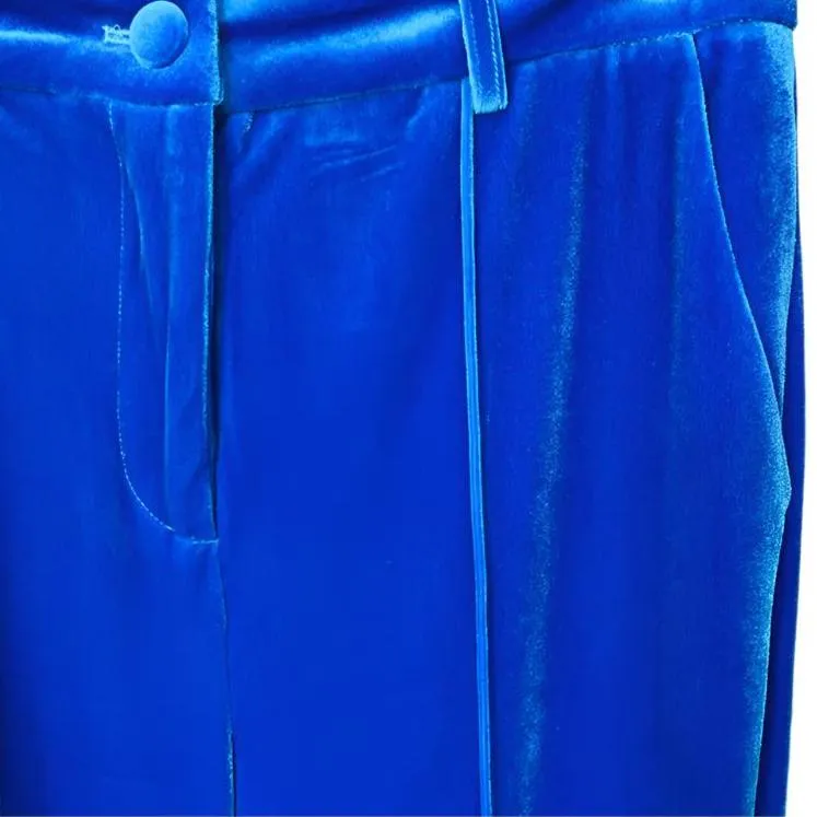 Velvet Single Breasted Suit Set