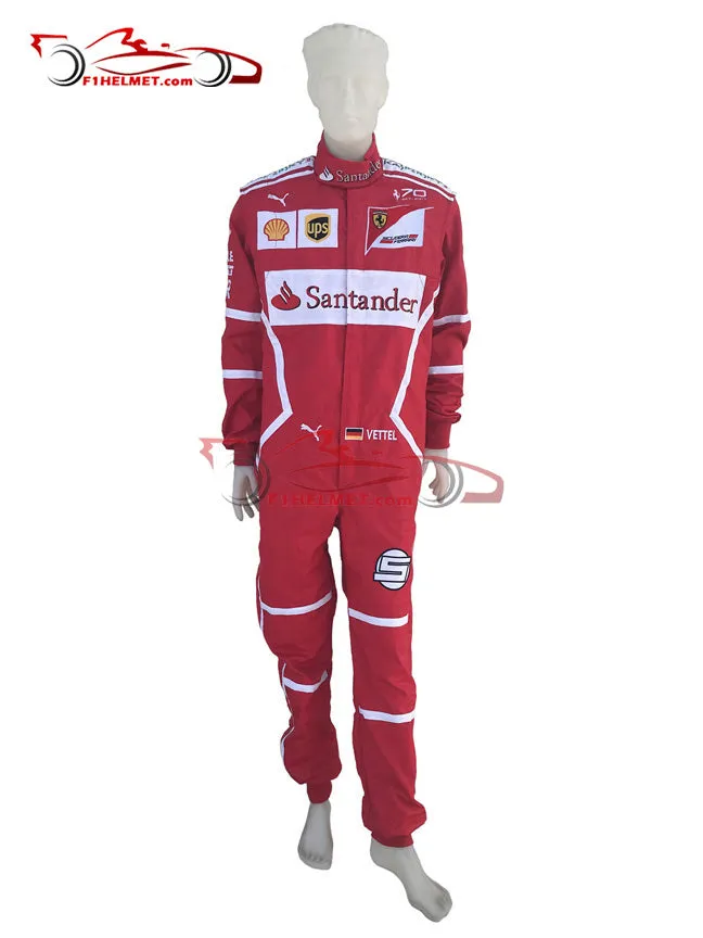 Vettel 2017 Replica racing suit / Ferrari F1