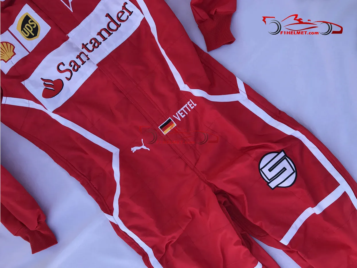 Vettel 2017 Replica racing suit / Ferrari F1