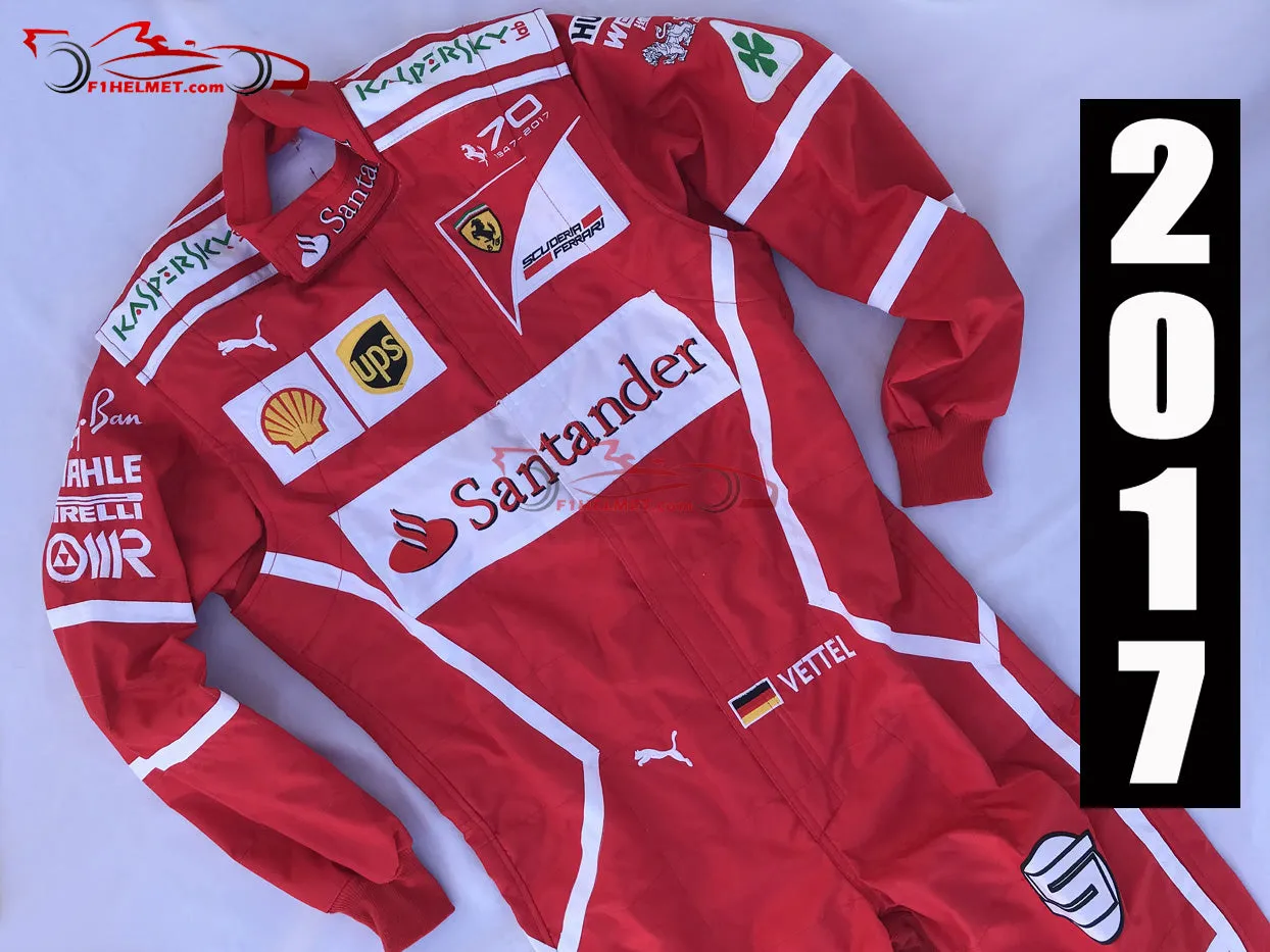Vettel 2017 Replica racing suit / Ferrari F1