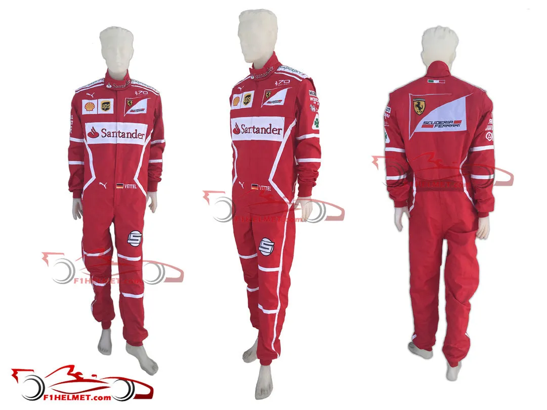 Vettel 2017 Replica racing suit / Ferrari F1