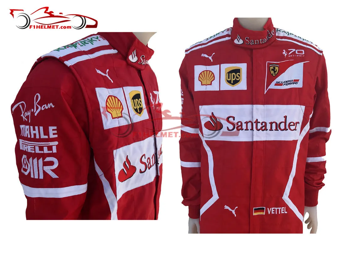 Vettel 2017 Replica racing suit / Ferrari F1