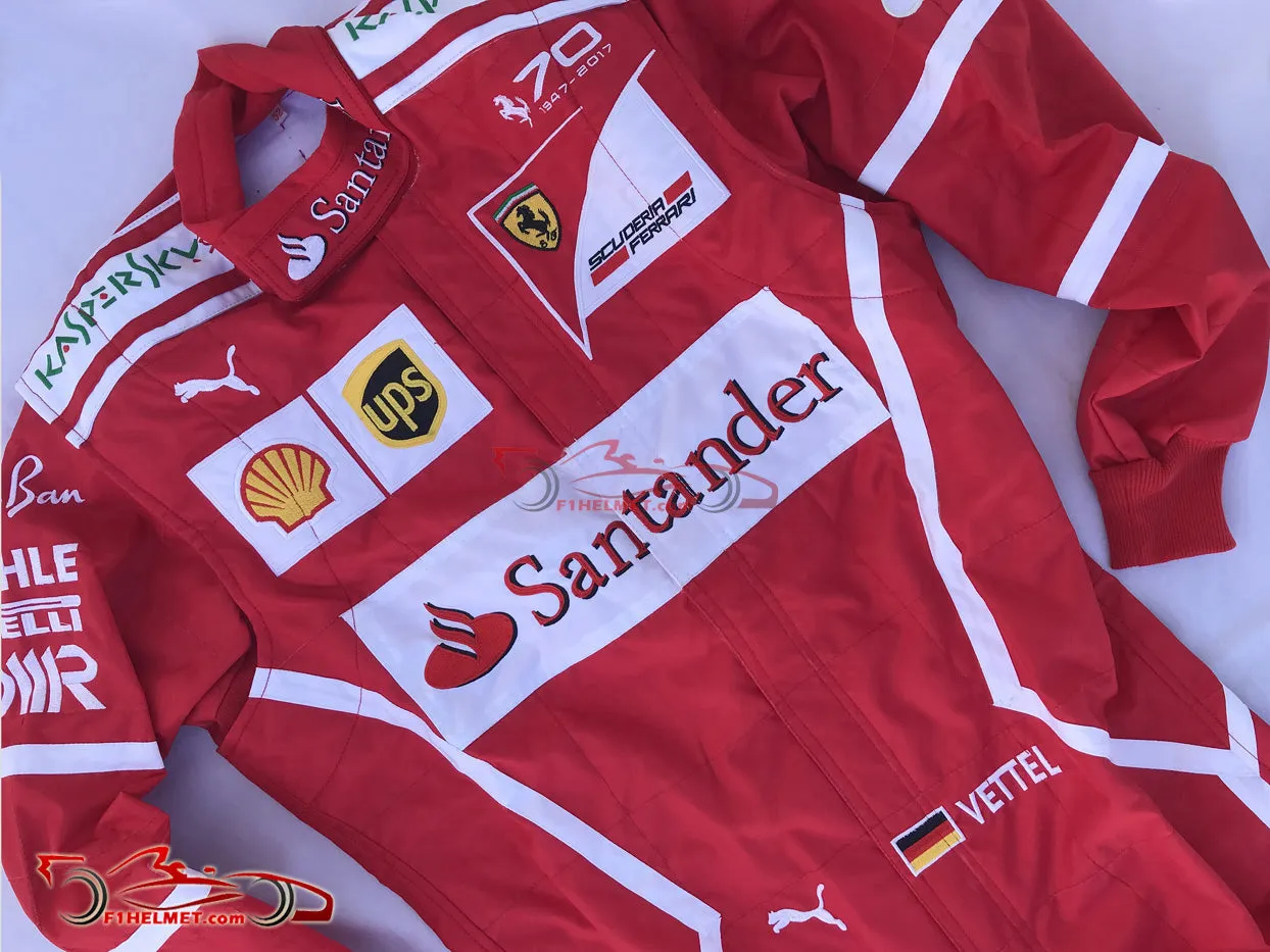 Vettel 2017 Replica racing suit / Ferrari F1