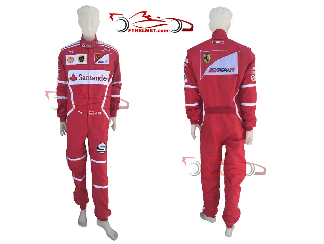 Vettel 2017 Replica racing suit / Ferrari F1