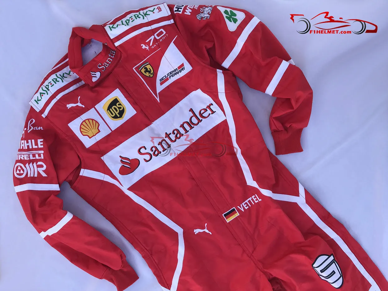 Vettel 2017 Replica racing suit / Ferrari F1