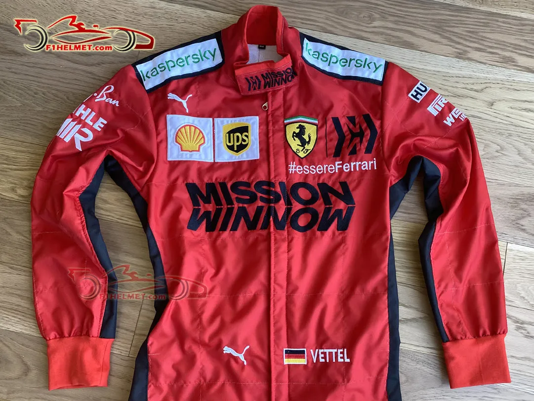 Vettel 2020 Mission Winnow Replica racing suit / Ferrari F1