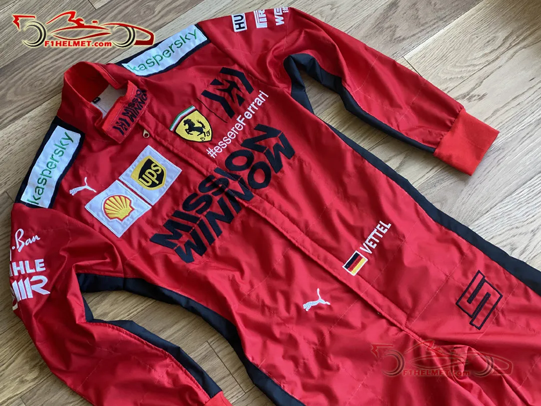 Vettel 2020 Mission Winnow Replica racing suit / Ferrari F1