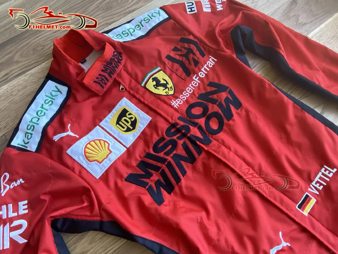 Vettel 2020 Mission Winnow Replica racing suit / Ferrari F1