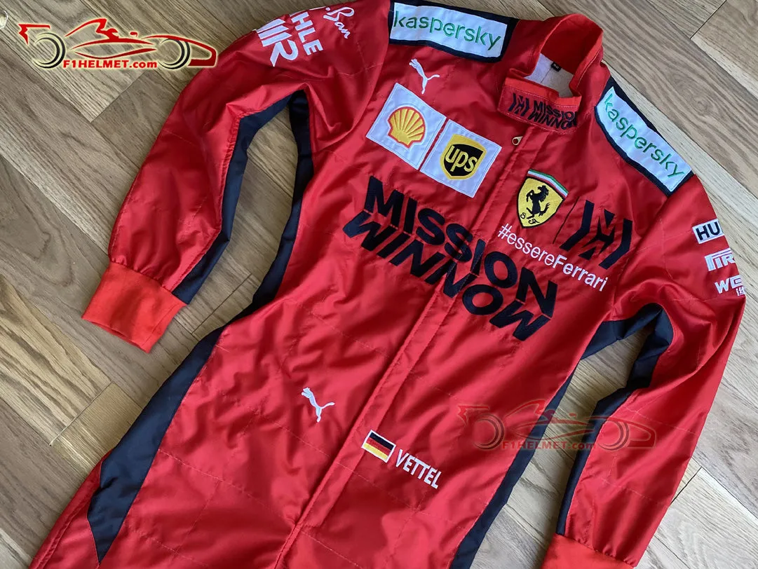 Vettel 2020 Mission Winnow Replica racing suit / Ferrari F1