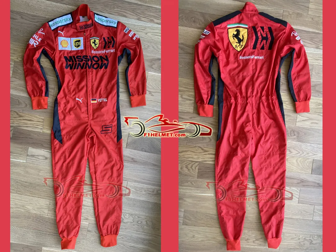 Vettel 2020 Mission Winnow Replica racing suit / Ferrari F1